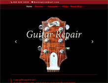 Tablet Screenshot of guitarrepairtempe.com
